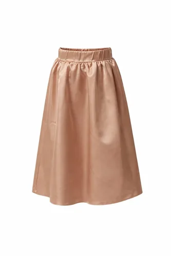 חצאית סאטן שמפניה